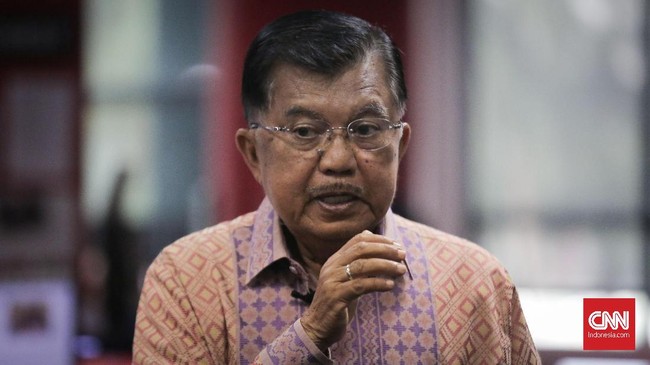 Wapres ke-10 dan ke-12 RI Jusuf Kalla (JK) menjelaskan duduk perkara tanah Bob Hasan bisa dimiliki Prabowo Subianto yang sempat disinggung Anies Baswedan.