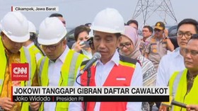 VIDEO: Jokowi Tanggapi Gibran Daftar Cawalkot