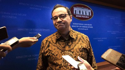 Pelaksana tugas juru bicara Kementerian Luar Negeri RI, Teuku Faizasyah.