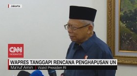 VIDEO: Wapres Tanggapi Rencana Penghapusan UN