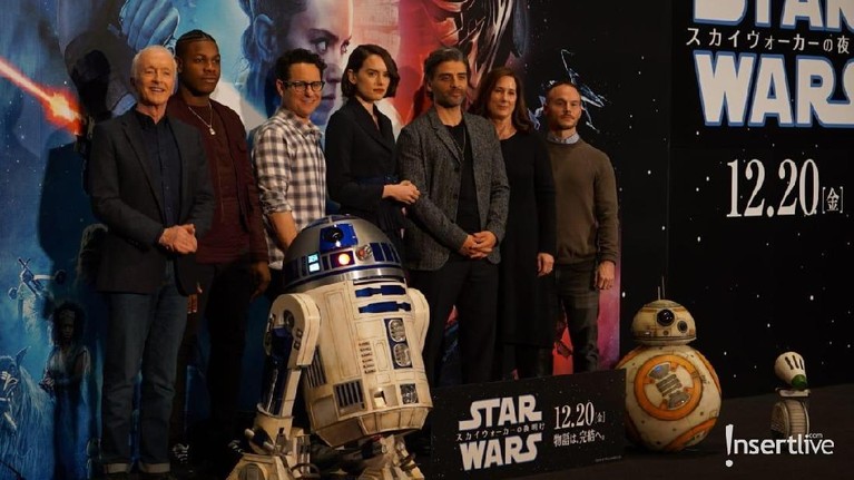 Eksklusif! Kemeriahan Konferensi Pers Star Wars: The Rise of Skywalker Konferensi pers film Star Wars: The Rise of Skywalker diselenggarakan di Jepang. Insertlive sajikan secara ekslusif kemeriahannya untuk Insertizen.