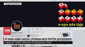 VIDEO: VP Awak Kabin Garuda Laporkan Akun Twitter @digeeembok