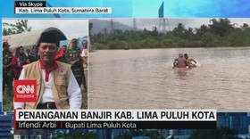 VIDEO: Penanganan Banjir di Kabupaten 50 Kota, Sumatera Barat