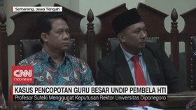 VIDEO: Kasus Pencopotan Guru Besar Undip Pembela HTI