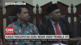 VIDEO: Kasus Pencopotan Guru Besar Undip Pembela HTI