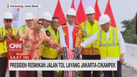 VIDEO: Presiden Resmikan Jalan Tol Layang Jakarta-Cikampek