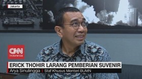 VIDEO: Erick Thohir Larang Pemberian Suvenir