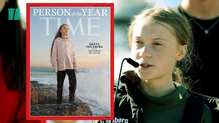 Gretha Thunberg yang menjadi Person of the Year versi majalah TIME dibully Donald Trump, Bun.