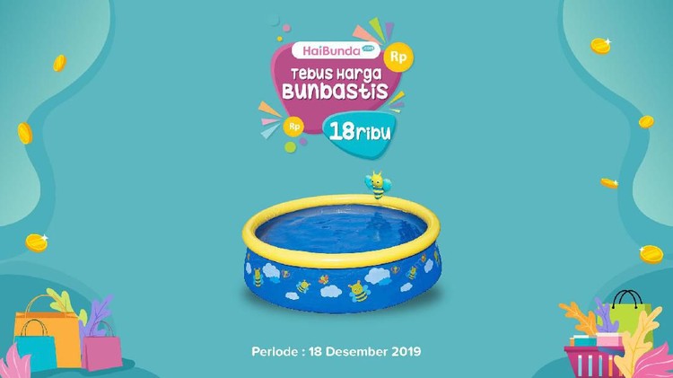 Tebus kolam renang anak cuma seharga Rp18 ribu. Siapa mau?