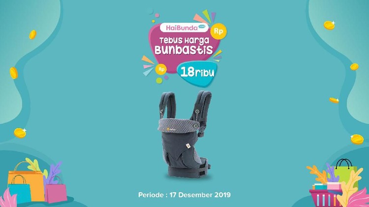 Tebus gendongan bayi cuma seharga Rp18 ribu. Siapa mau?