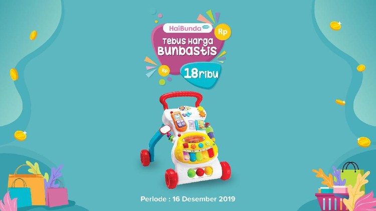 Tebus baby walker dorong cuma seharga Rp18 ribu. Siapa mau?