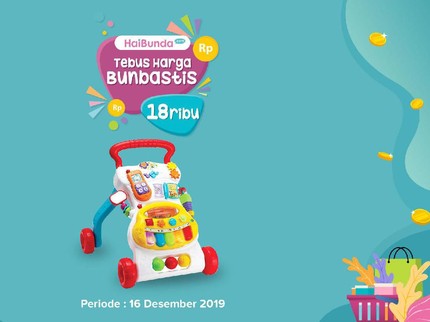 Cuma Bayar Rp18 Ribu Dapat Baby Walker Dorong, Bunda Mau?