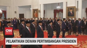 VIDEO: Pelantikan Dewan Pertimbangan Presiden