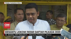 VIDEO: Menantu Jokowi Resmi Daftar Pilkada 2020