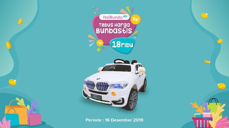 Tebus mobil mainan besar cuma seharga Rp18 ribu. Siapa mau?