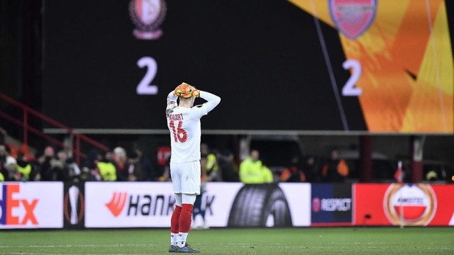 FOTO: MU Pesta Gol, Arsenal Hampir Kalah di Liga Europa