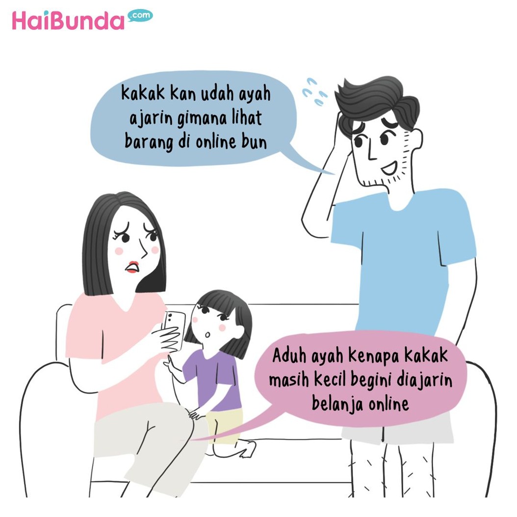 Ini yang dilakukan Bunda, Ayah, dan Kakak di Hari Belanja Online Nasional (Harbolnas). Kalau Bunda dan keluarga ngapain? Beli apa aja nih?