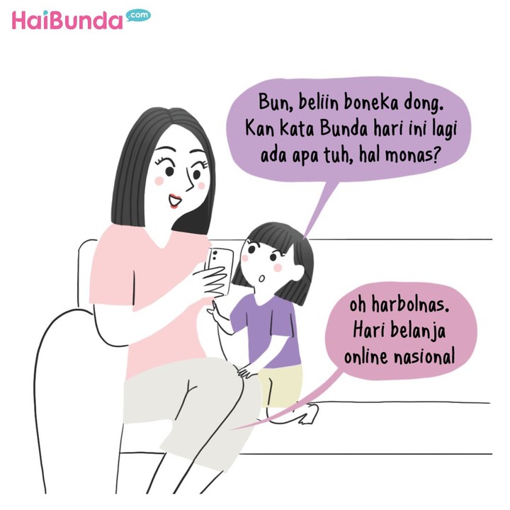 Ini yang dilakukan Bunda, Ayah, dan Kakak di Hari Belanja Online Nasional (Harbolnas). Kalau Bunda dan keluarga ngapain? Beli apa aja nih?