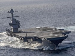 Dua Kapal Induk AS Gelar Latihan Bersama di Laut China Selatan