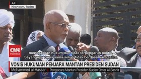 VIDEO: Mantan Presiden Sudan Divonis Hukuman Penjara