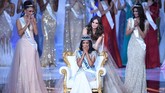 FOTO: Toni-Ann Singh Raih Mahkota Miss World 2019 Ajang Miss World 2019 telah menyematkan Miss Jamaika Toni Ann Singh sebagai Miss World 2019.