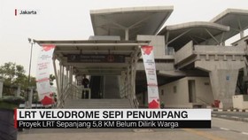 VIDEO: Stasiun LRT Velodrome Sepi Penumpang