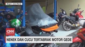 VIDEO: Nenek dan Cucu Tertabrak Motor Gede
