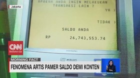 VIDEO: Fenomena Artis Pamer Saldo Demi Konten