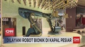 VIDEO: Pelayan Robot di Kapal Pesiar Quantum of the Seas