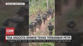 VIDEO: 3 Anggota Brimob Tewas Tersambar Petir