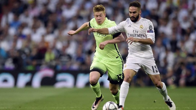 Pertemuan Real Madrid vs Manchester City di babak 16 besar Liga Champions jadi duel pertama antara Zinedine Zidane dan Pep Guardiola sebagai pelatih.