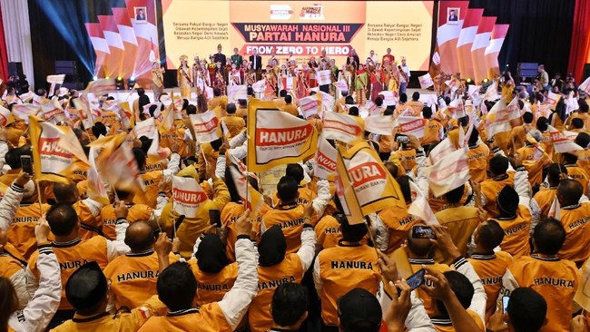 Partai Hanura yakin mendapat suara di atas ambang batas parlemen di Pemilu 2024 mendatang meski ditinggal Wiranto yang jadi kader PAN.