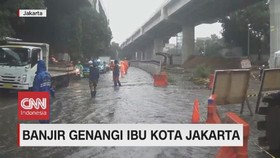 VIDEO: Penampakan Banjir di Jalan DI Panjaitan Jaktim