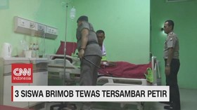 VIDEO: Tiga Siswa Brimob Tewas Tersambar Petir