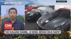 VIDEO: Disita, Belasan Supercar Belum Diambil Pemiliknya