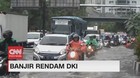 VIDEO: Hujan Deras & Angin Kencang, Jalan Ibu Kota Terendam