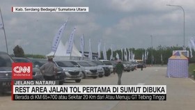 VIDEO: Rest Area Jalan Tol Pertama di Sumut Resmi Dibuka