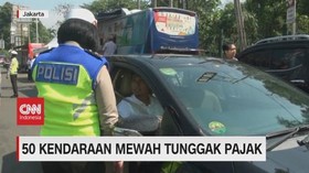 VIDEO: Terjaring Razia, 50 Kendaraan Mewah Tunggak Pajak