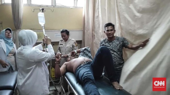 Aiptu Eko Rinaldi ditusuk seorang pemalak sopir truk di kawasan Jalan Soekarno-Hatta, Palembang, Sumatera Selatan, saat hendak menangkap pemalak sopir truk.