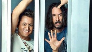 img-title Keanu Reeves Tampil Perdana di Film Bill & Ted Face the Music