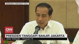 VIDEO: Presiden Jokowi Tanggapi Banjir di Jakarta