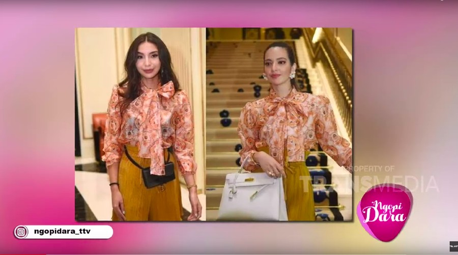 Nia Ramadhani angkat suara soal kenakan baju yang sama dengan mantan kekasih Ardi Bakrie, Manohara.