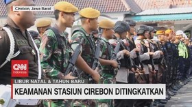 VIDEO: Jelang Natalru, Keamanan Stasiun Cirebon Ditingkatkan