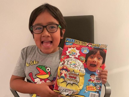 Ryan Kaji, Bocah 8 Tahun Jadi YouTuber Terkaya Berpenghasilan Rp363 Miliar