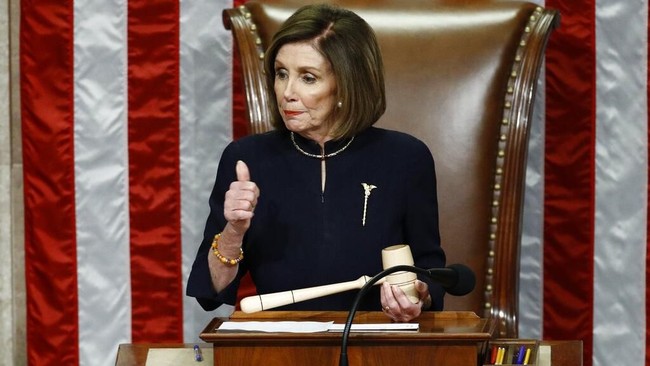 Ketua DPR AS, Nancy Pelosi, mengatakan isi pidato kenegaraan Presiden Donald Trump penuh dusta.