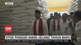 VIDEO: Gubernur Anies Pastikan Stok Pangan Jelang Tahun Baru
