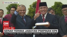 VIDEO: Serah Terima Jabatan Pimpinan KPK