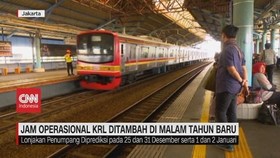 VIDEO: Jam Operasional KRL Ditambah di Malam Tahun Baru