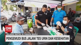 VIDEO: Pengemudi Bus Jalani Tes Urin & Kesehatan