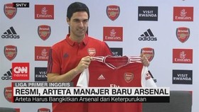 VIDEO: Resmi, Mikel Arteta Manajer Baru Arsenal